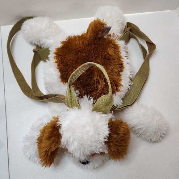 Aurora plush backpack zippered puppy dog - Picture 3 of 8